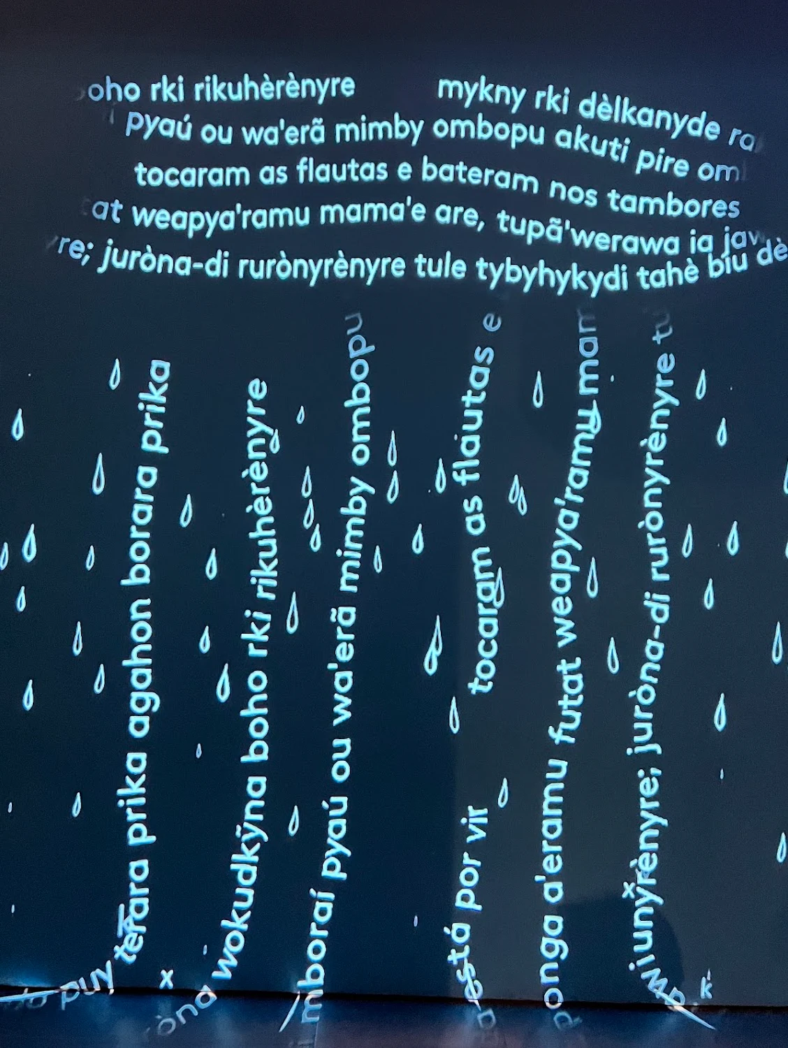 Installation devoted to Indigenous languages preserved in audio recordings