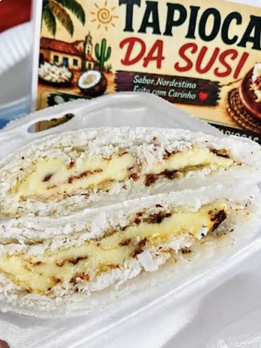 Tapioca con queso de Marajó