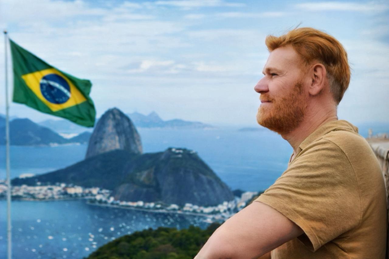 Rio de Janeiro with Lipe in the foreground