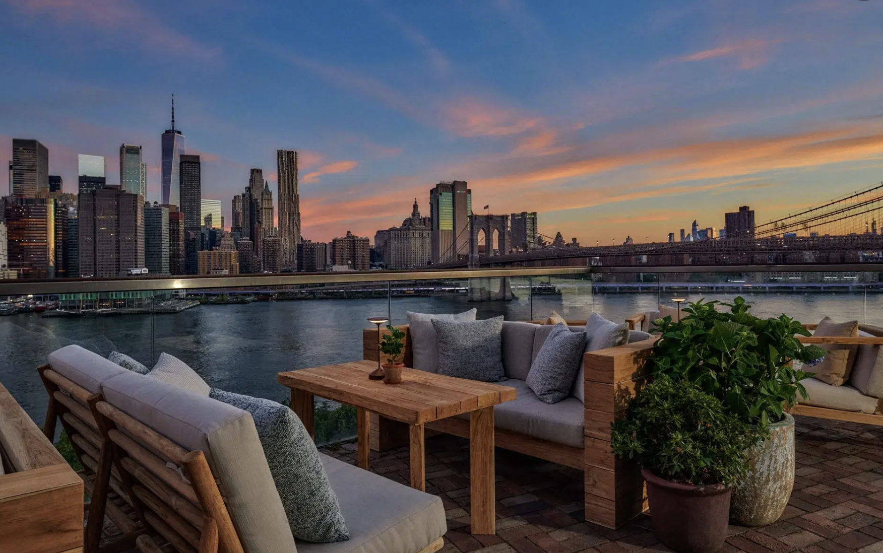 Rooftops, hotels and views
